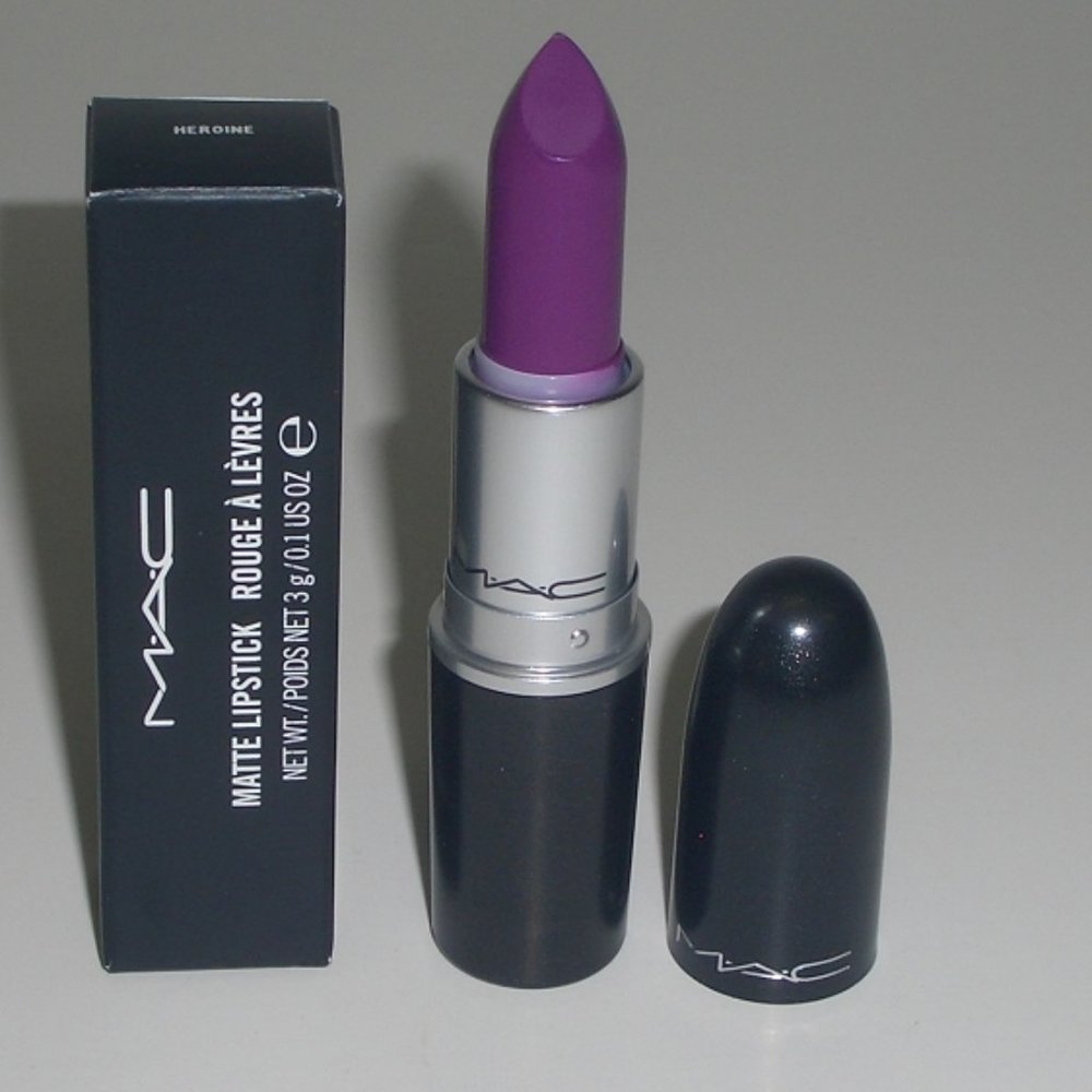 Last One! NIB MAC Matte Lipstick HEROINE Iipstick - Picture 5 of 9